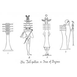 Malvorlage: Ägyptische Mythologie (Götter und Göttinnen) #111257 - Kostenlose Malvorlagen zum Ausdrucken