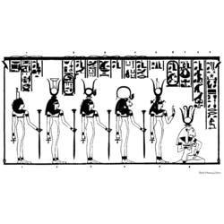 Malvorlage: Ägyptische Mythologie (Götter und Göttinnen) #111265 - Kostenlose Malvorlagen zum Ausdrucken