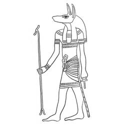 Malvorlage: Ägyptische Mythologie (Götter und Göttinnen) #111269 - Kostenlose Malvorlagen zum Ausdrucken