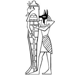 Malvorlage: Ägyptische Mythologie (Götter und Göttinnen) #111289 - Kostenlose Malvorlagen zum Ausdrucken