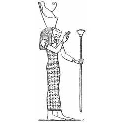 Malvorlage: Ägyptische Mythologie (Götter und Göttinnen) #111290 - Kostenlose Malvorlagen zum Ausdrucken