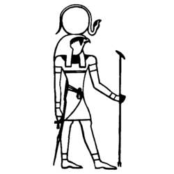 Malvorlage: Ägyptische Mythologie (Götter und Göttinnen) #111291 - Kostenlose Malvorlagen zum Ausdrucken