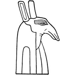 Malvorlage: Ägyptische Mythologie (Götter und Göttinnen) #111299 - Kostenlose Malvorlagen zum Ausdrucken