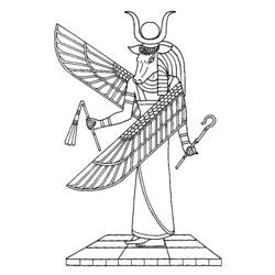 Malvorlage: Ägyptische Mythologie (Götter und Göttinnen) #111304 - Kostenlose Malvorlagen zum Ausdrucken