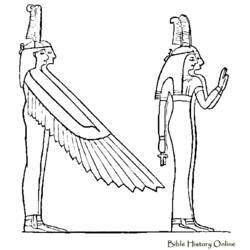 Malvorlage: Ägyptische Mythologie (Götter und Göttinnen) #111319 - Kostenlose Malvorlagen zum Ausdrucken