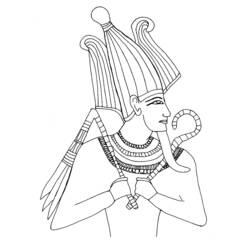 Malvorlage: Ägyptische Mythologie (Götter und Göttinnen) #111325 - Kostenlose Malvorlagen zum Ausdrucken