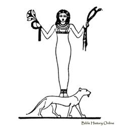Malvorlage: Ägyptische Mythologie (Götter und Göttinnen) #111328 - Kostenlose Malvorlagen zum Ausdrucken
