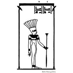 Malvorlage: Ägyptische Mythologie (Götter und Göttinnen) #111366 - Kostenlose Malvorlagen zum Ausdrucken