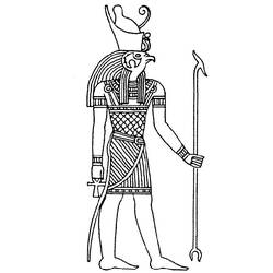 Malvorlage: Ägyptische Mythologie (Götter und Göttinnen) #111375 - Kostenlose Malvorlagen zum Ausdrucken
