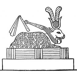 Malvorlage: Ägyptische Mythologie (Götter und Göttinnen) #111392 - Kostenlose Malvorlagen zum Ausdrucken