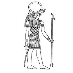 Malvorlage: Ägyptische Mythologie (Götter und Göttinnen) #111400 - Kostenlose Malvorlagen zum Ausdrucken