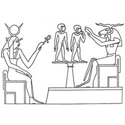 Malvorlage: Ägyptische Mythologie (Götter und Göttinnen) #111403 - Kostenlose Malvorlagen zum Ausdrucken