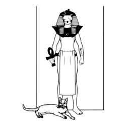 Malvorlage: Ägyptische Mythologie (Götter und Göttinnen) #111472 - Kostenlose Malvorlagen zum Ausdrucken
