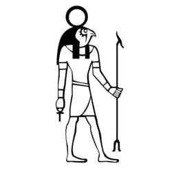 Malvorlage: Ägyptische Mythologie (Götter und Göttinnen) #111506 - Kostenlose Malvorlagen zum Ausdrucken
