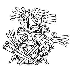 Malvorlage: Aztekische Mythologie (Götter und Göttinnen) #111545 - Kostenlose Malvorlagen zum Ausdrucken
