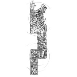 Malvorlage: Aztekische Mythologie (Götter und Göttinnen) #111557 - Kostenlose Malvorlagen zum Ausdrucken