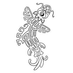 Malvorlage: Aztekische Mythologie (Götter und Göttinnen) #111652 - Kostenlose Malvorlagen zum Ausdrucken