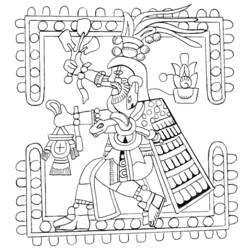 Malvorlage: Aztekische Mythologie (Götter und Göttinnen) #111653 - Kostenlose Malvorlagen zum Ausdrucken