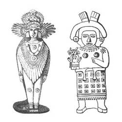 Malvorlage: Aztekische Mythologie (Götter und Göttinnen) #111655 - Kostenlose Malvorlagen zum Ausdrucken