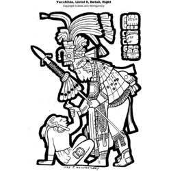 Malvorlage: Aztekische Mythologie (Götter und Göttinnen) #111662 - Kostenlose Malvorlagen zum Ausdrucken