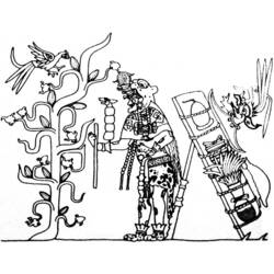 Malvorlage: Aztekische Mythologie (Götter und Göttinnen) #111672 - Kostenlose Malvorlagen zum Ausdrucken