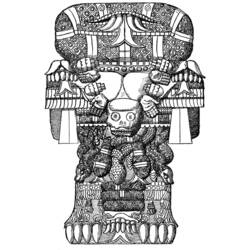 Malvorlage: Aztekische Mythologie (Götter und Göttinnen) #111779 - Kostenlose Malvorlagen zum Ausdrucken