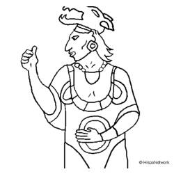 Malvorlage: Aztekische Mythologie (Götter und Göttinnen) #111857 - Kostenlose Malvorlagen zum Ausdrucken