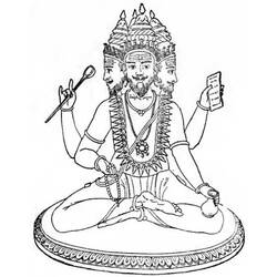Malvorlage: Hinduistische Mythologie (Götter und Göttinnen) #109219 - Kostenlose Malvorlagen zum Ausdrucken