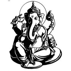 Malvorlage: Hinduistische Mythologie (Götter und Göttinnen) #109226 - Kostenlose Malvorlagen zum Ausdrucken