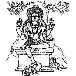 Malvorlage: Hinduistische Mythologie (Götter und Göttinnen) #109228 - Kostenlose Malvorlagen zum Ausdrucken