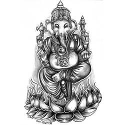 Malvorlage: Hinduistische Mythologie (Götter und Göttinnen) #109233 - Kostenlose Malvorlagen zum Ausdrucken