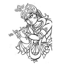 Malvorlage: Hinduistische Mythologie (Götter und Göttinnen) #109257 - Kostenlose Malvorlagen zum Ausdrucken