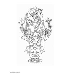 Malvorlage: Hinduistische Mythologie (Götter und Göttinnen) #109258 - Kostenlose Malvorlagen zum Ausdrucken