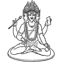 Malvorlage: Hinduistische Mythologie (Götter und Göttinnen) #109267 - Kostenlose Malvorlagen zum Ausdrucken