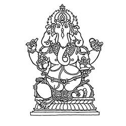 Malvorlage: Hinduistische Mythologie (Götter und Göttinnen) #109283 - Kostenlose Malvorlagen zum Ausdrucken