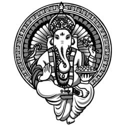 Malvorlage: Hinduistische Mythologie (Götter und Göttinnen) #109296 - Kostenlose Malvorlagen zum Ausdrucken