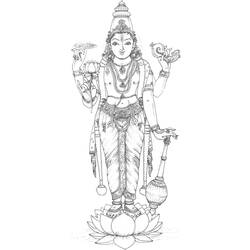 Malvorlage: Hinduistische Mythologie (Götter und Göttinnen) #109298 - Kostenlose Malvorlagen zum Ausdrucken