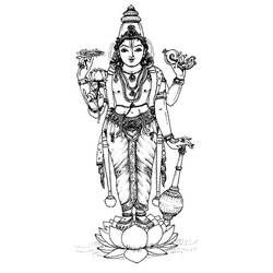 Malvorlage: Hinduistische Mythologie (Götter und Göttinnen) #109308 - Kostenlose Malvorlagen zum Ausdrucken