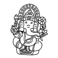 Malvorlage: Hinduistische Mythologie (Götter und Göttinnen) #109316 - Kostenlose Malvorlagen zum Ausdrucken