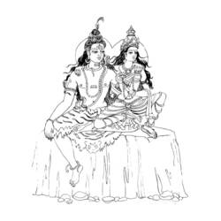 Malvorlage: Hinduistische Mythologie (Götter und Göttinnen) #109467 - Kostenlose Malvorlagen zum Ausdrucken