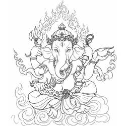 Malvorlage: Hinduistische Mythologie (Götter und Göttinnen) #109539 - Kostenlose Malvorlagen zum Ausdrucken