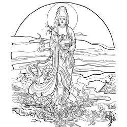 Malvorlage: Hinduistische Mythologie: Buddha (Götter und Göttinnen) #89508 - Kostenlose Malvorlagen zum Ausdrucken