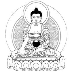 Malvorlage: Hinduistische Mythologie: Buddha (Götter und Göttinnen) #89512 - Kostenlose Malvorlagen zum Ausdrucken