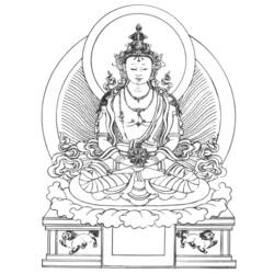Malvorlage: Hinduistische Mythologie: Buddha (Götter und Göttinnen) #89533 - Kostenlose Malvorlagen zum Ausdrucken