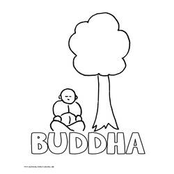 Malvorlage: Hinduistische Mythologie: Buddha (Götter und Göttinnen) #89538 - Kostenlose Malvorlagen zum Ausdrucken