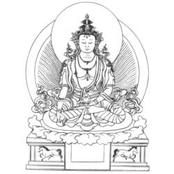 Malvorlage: Hinduistische Mythologie: Buddha (Götter und Göttinnen) #89541 - Kostenlose Malvorlagen zum Ausdrucken