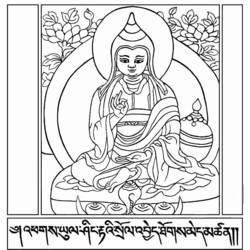 Malvorlage: Hinduistische Mythologie: Buddha (Götter und Göttinnen) #89547 - Kostenlose Malvorlagen zum Ausdrucken