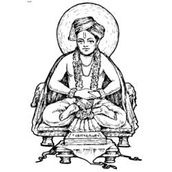 Malvorlage: Hinduistische Mythologie: Buddha (Götter und Göttinnen) #89554 - Kostenlose Malvorlagen zum Ausdrucken