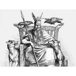 Malvorlage: Nordische Mythologie (Götter und Göttinnen) #110422 - Kostenlose Malvorlagen zum Ausdrucken