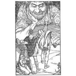 Malvorlage: Nordische Mythologie (Götter und Göttinnen) #110447 - Kostenlose Malvorlagen zum Ausdrucken